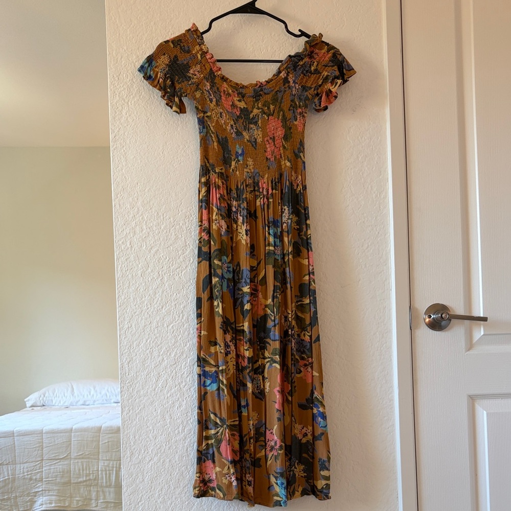 Urban Outfitters Floral Midi Dress - Multicolor